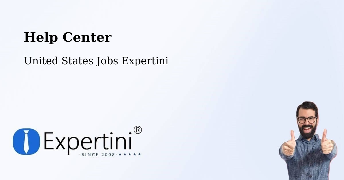 Help Center – New Lisbon - United States Jobs Expertini
